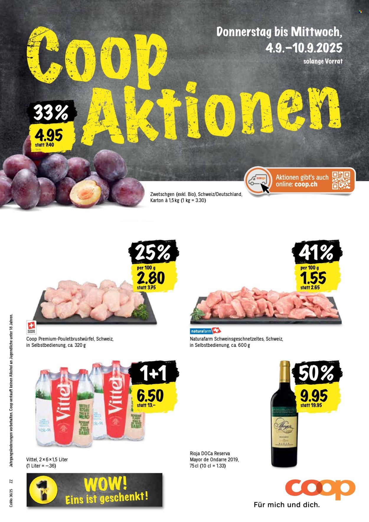 COOP Prospekt - Coop Aktionen (2025-09-04 - 2025-09-10) | 1