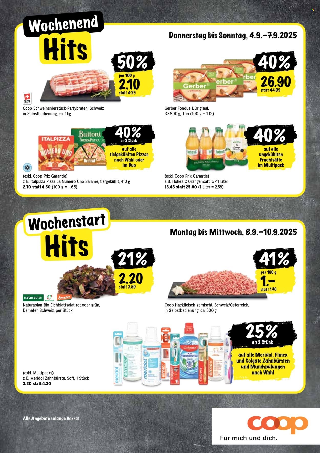 COOP Prospekt - Coop Aktionen (2025-09-04 - 2025-09-10)