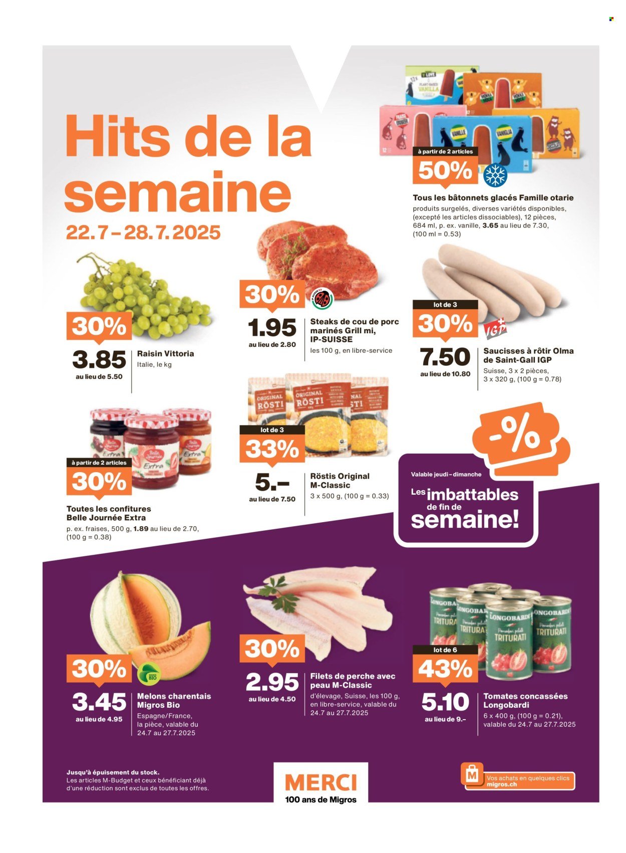 MIGROS Prospekt - Vom 22.7.2025 (2025-07-22 - 2025-07-28)