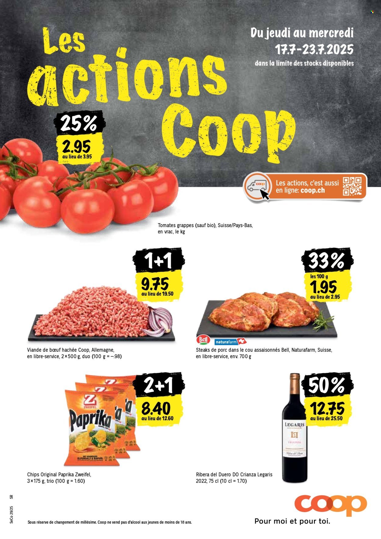 COOP Prospekt - Les actions Coop (2025-07-17 - 2025-07-23) | 1