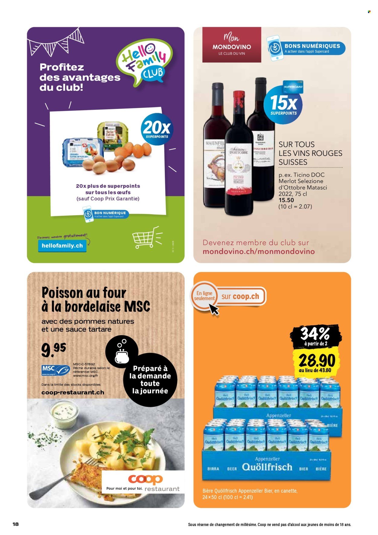 COOP Prospekt - Les actions Coop (2025-07-17 - 2025-07-23)