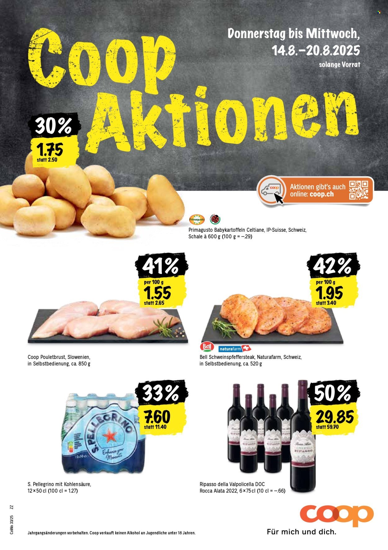COOP Prospekt - Coop Aktionen (2025-08-14 - 2025-08-20)