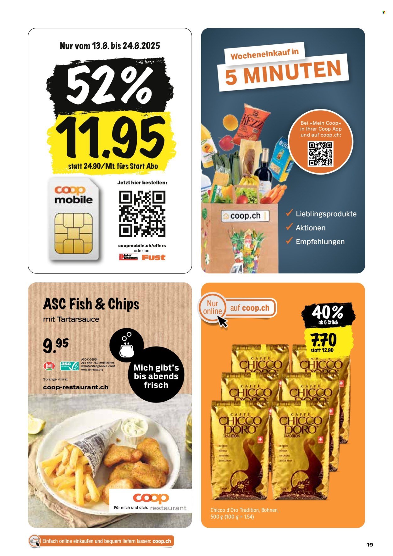 COOP Prospekt - Coop Aktionen (2025-08-14 - 2025-08-20)