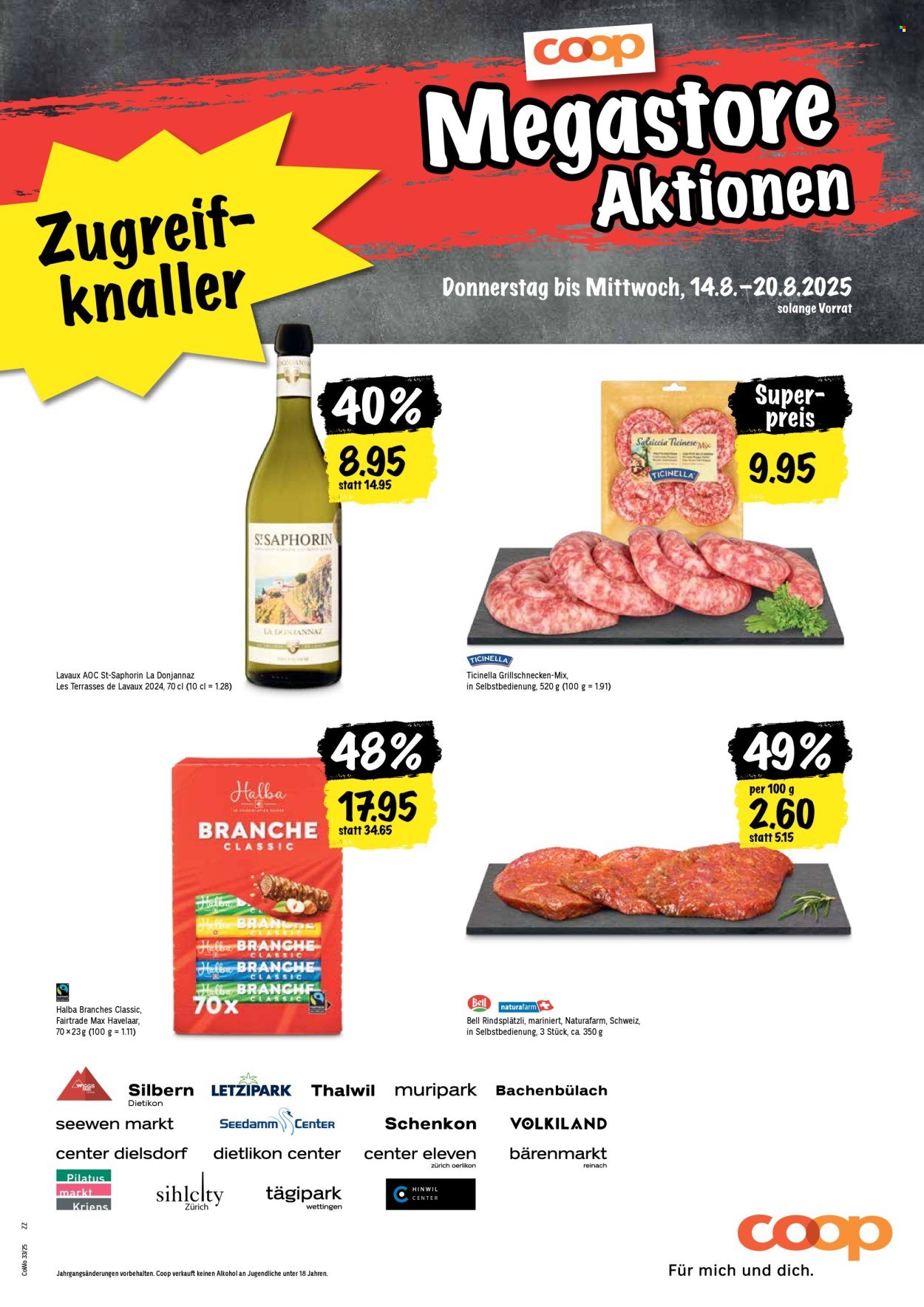 COOP Prospekt - Coop Aktionen (2025-08-14 - 2025-08-20)