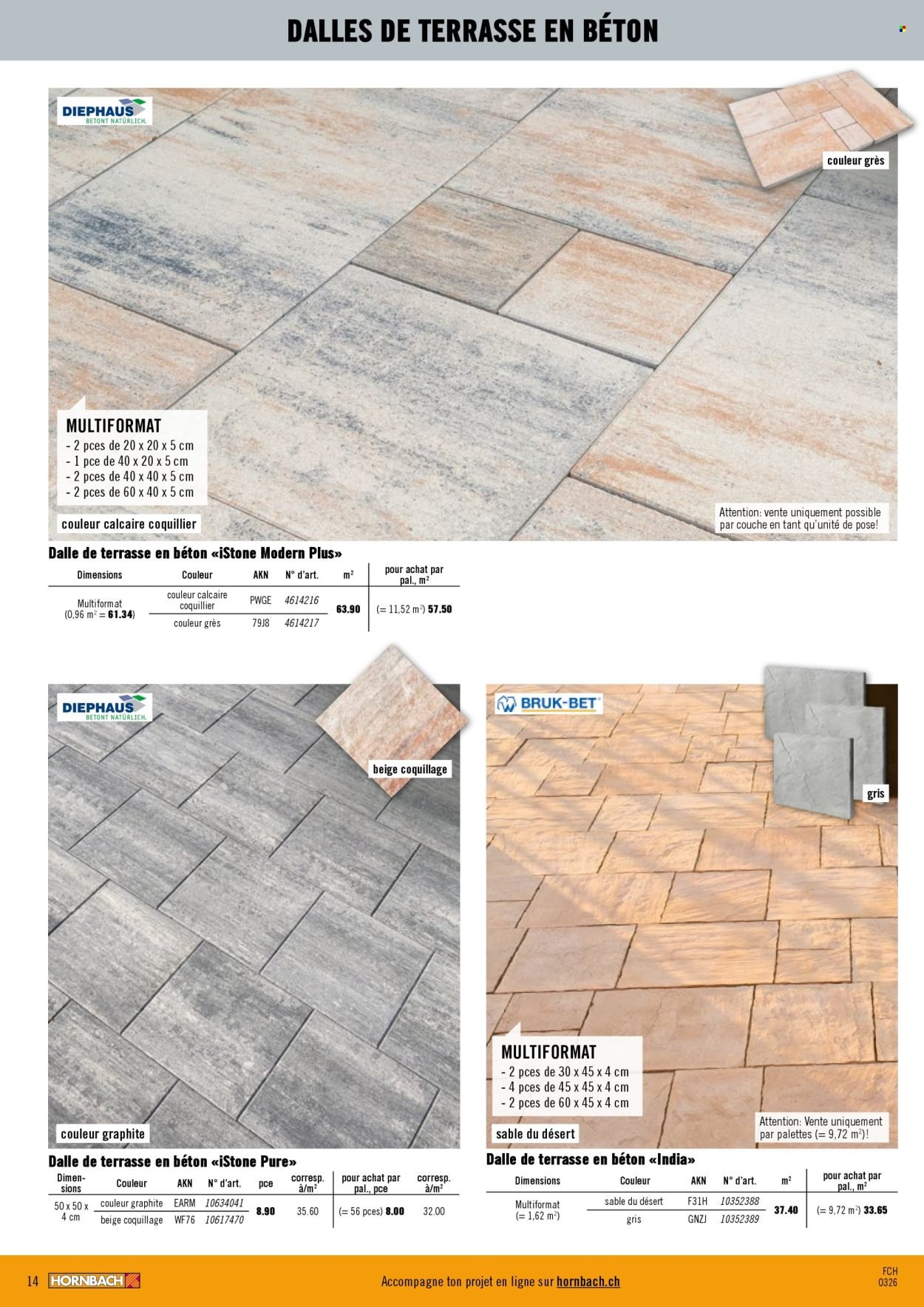 HORNBACH Prospekt - Aménagement de jardin et de terrasse (2026-03-04 - 2026-03-31)