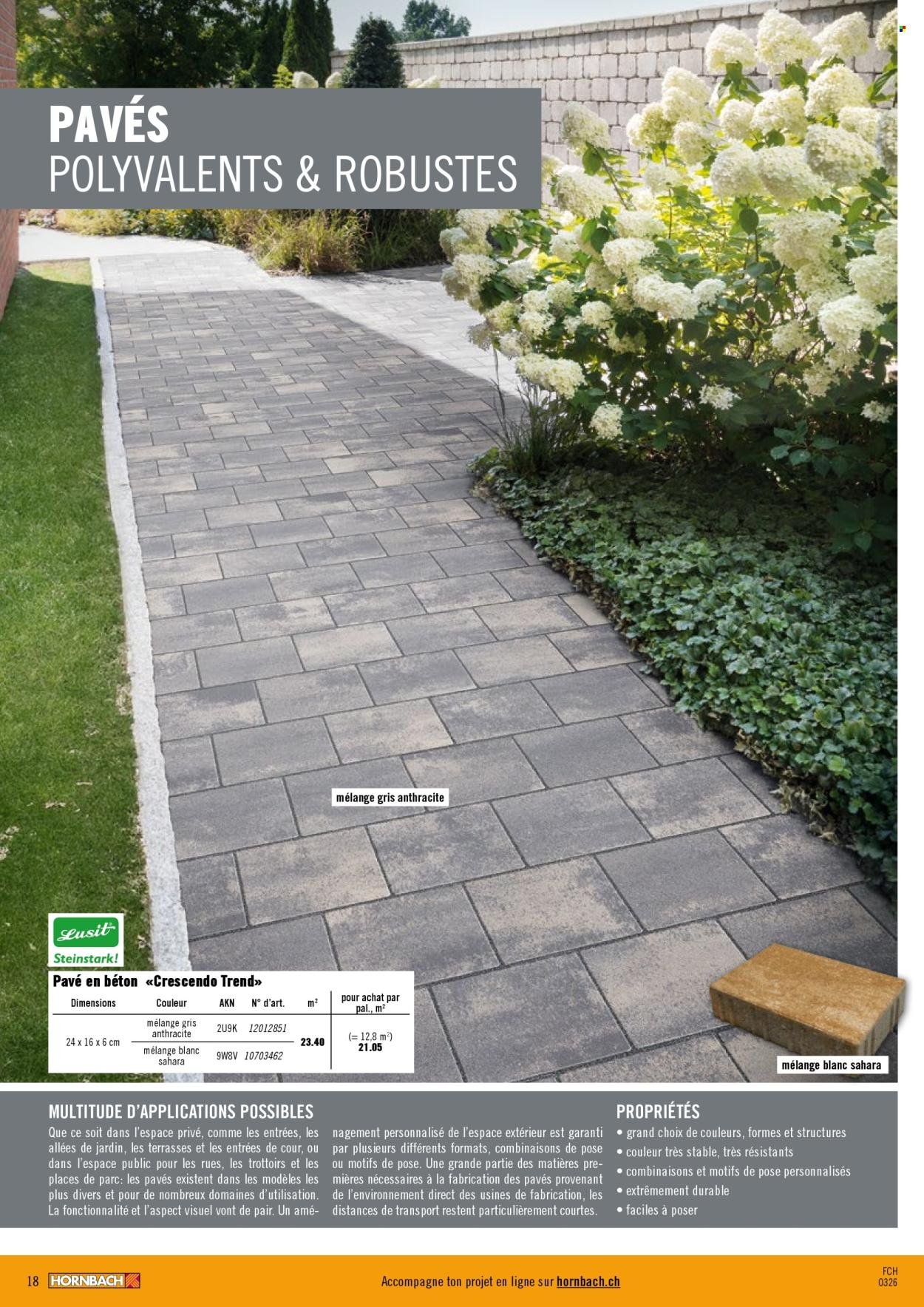 HORNBACH Prospekt - Aménagement de jardin et de terrasse (2026-03-04 - 2026-03-31)