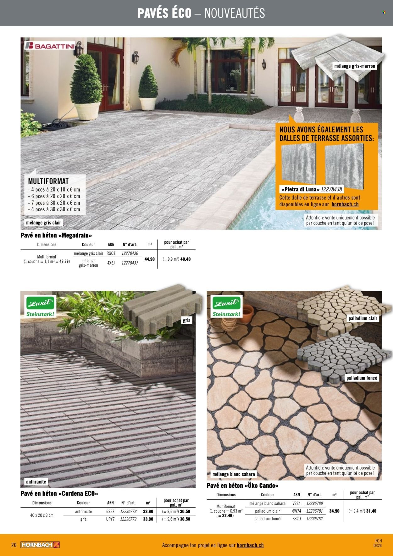 HORNBACH Prospekt - Aménagement de jardin et de terrasse (2026-03-04 - 2026-03-31)