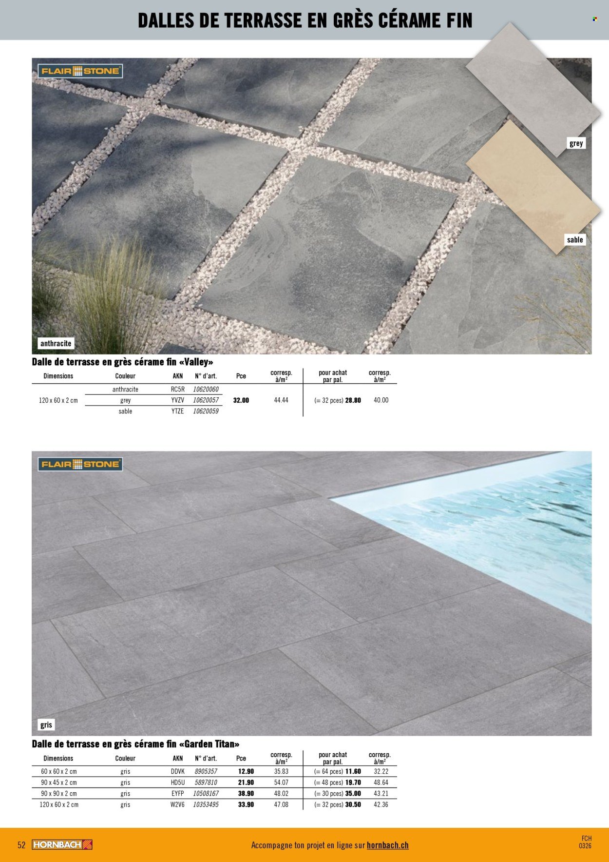 HORNBACH Prospekt - Aménagement de jardin et de terrasse (2026-03-04 - 2026-03-31)