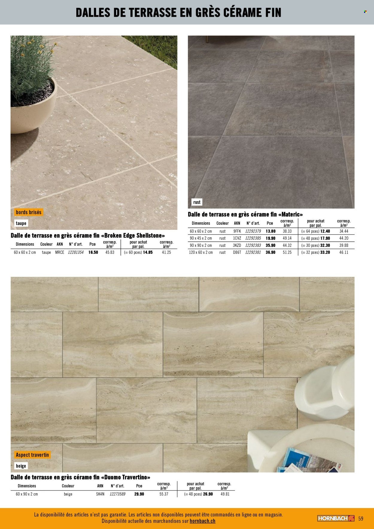 HORNBACH Prospekt - Aménagement de jardin et de terrasse (2026-03-04 - 2026-03-31)