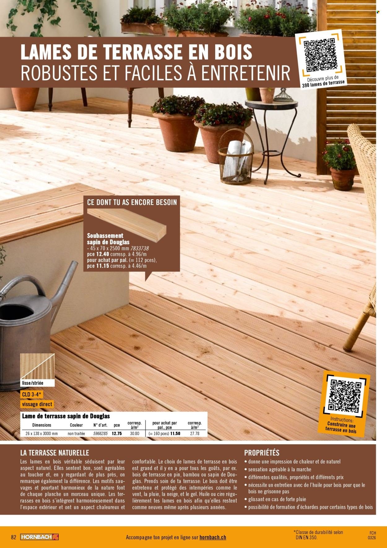 HORNBACH Prospekt - Aménagement de jardin et de terrasse (2026-03-04 - 2026-03-31)