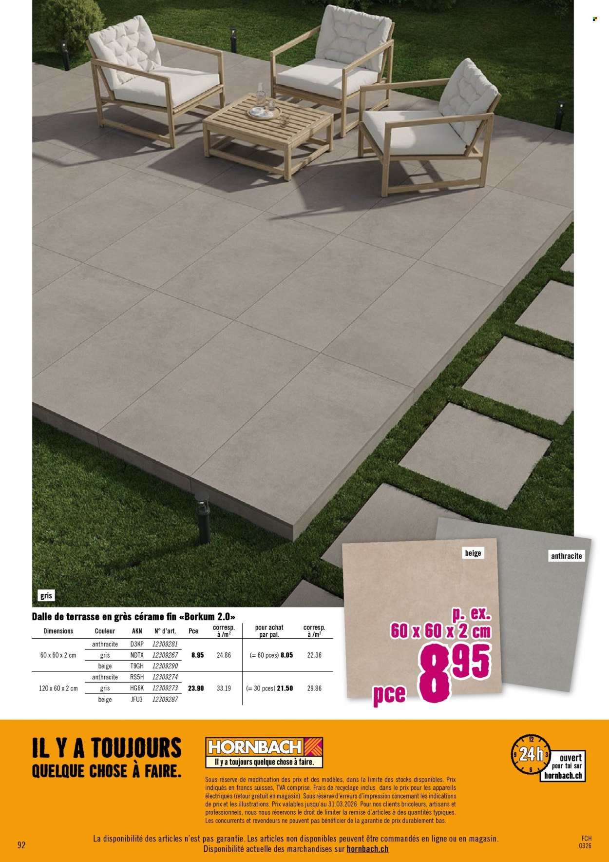 HORNBACH Prospekt - Aménagement de jardin et de terrasse (2026-03-04 - 2026-03-31)