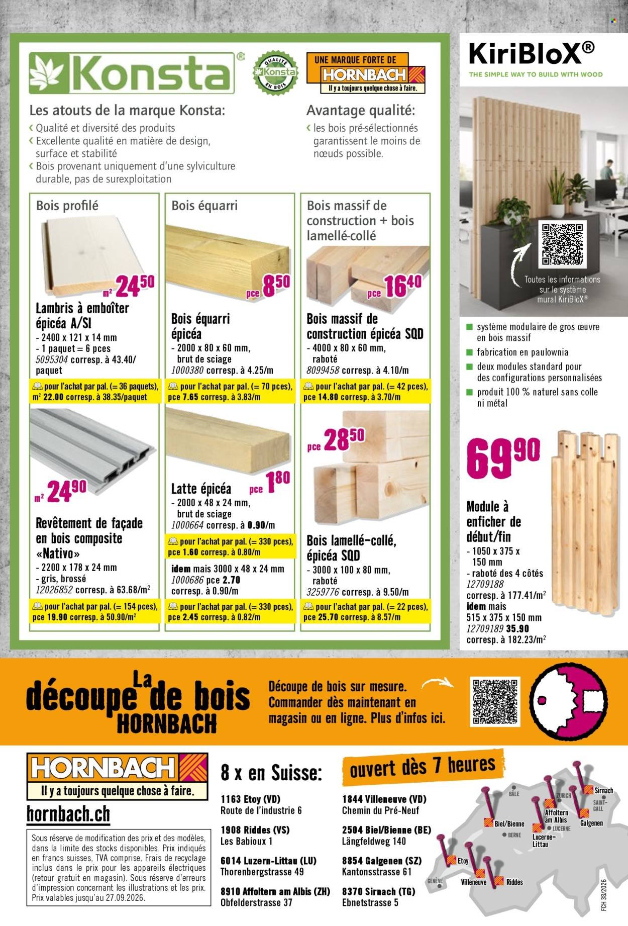 HORNBACH Prospekt - Les prospectus