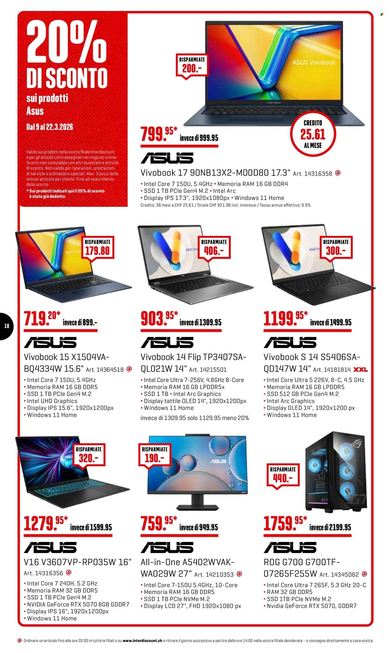 INTERDISCOUNT Prospekt - Vom 9.3.2026 (2026-03-09 - 2026-03-22) | 10