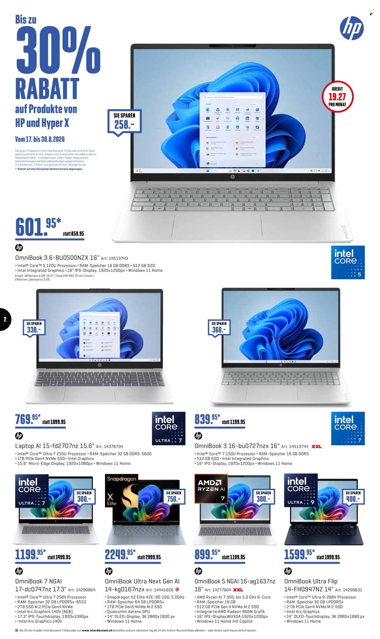 INTERDISCOUNT Prospekt - Vom 24.8.2026