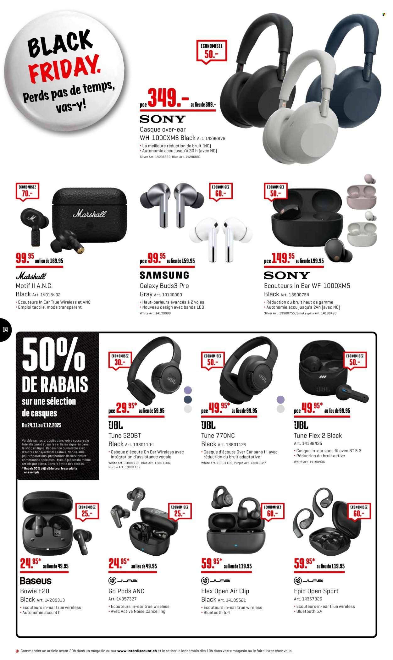 INTERDISCOUNT Prospekt - Vom 24.11.2025 (2025-11-24 - 2025-11-30) | 14