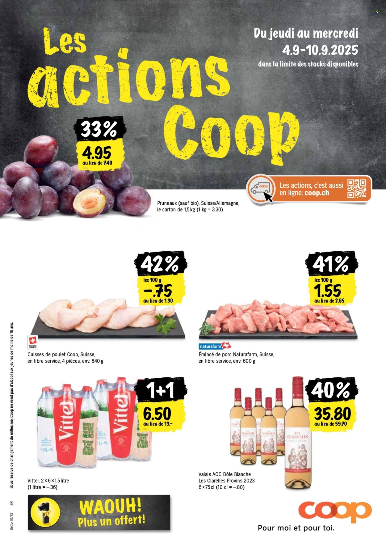 COOP Prospekt - Les actions Coop (2025-09-04 - 2025-09-10) | 1