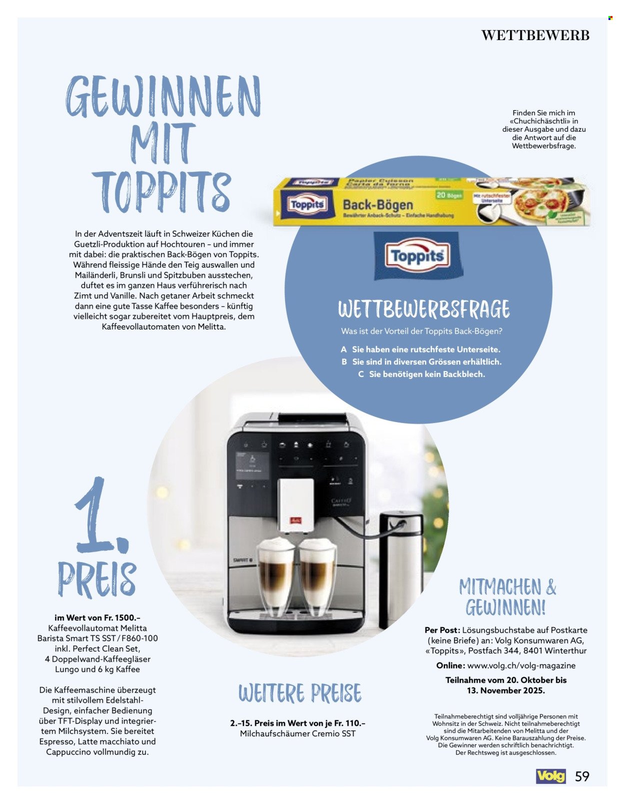 VOLG Prospekt - Vom 1.11.2025 (2025-11-01 - 2025-11-30)