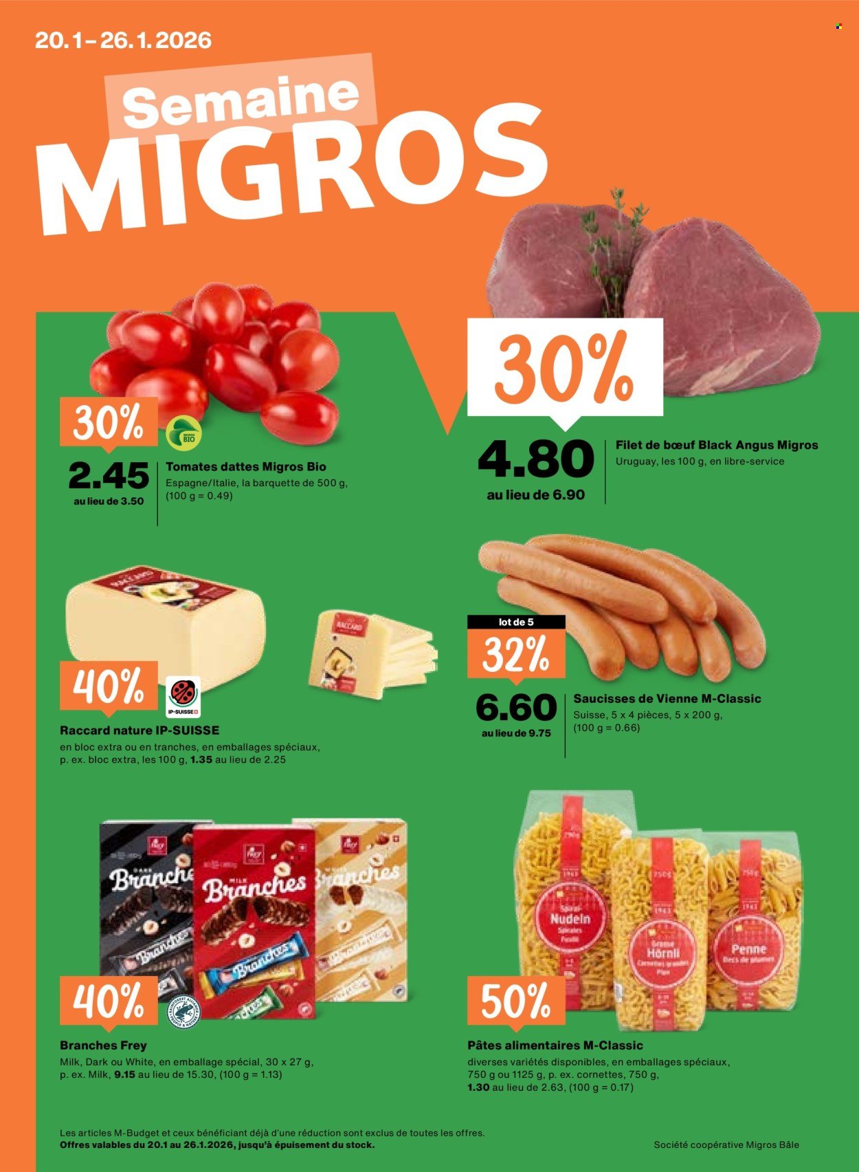 MIGROS Prospekt - Vom 20.1.2026 (2026-01-20 - 2026-01-26) | 1