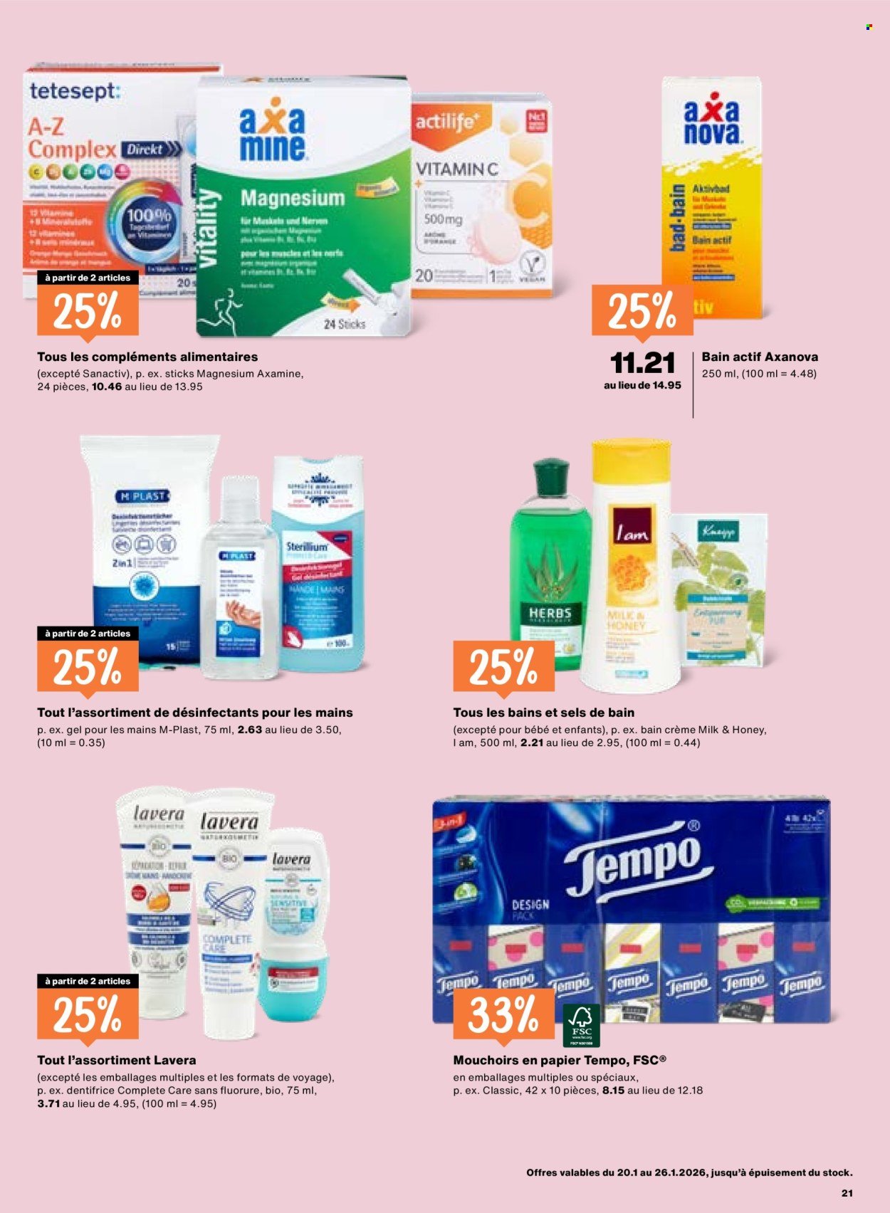 MIGROS Prospekt - Vom 20.1.2026 (2026-01-20 - 2026-01-26) | 21