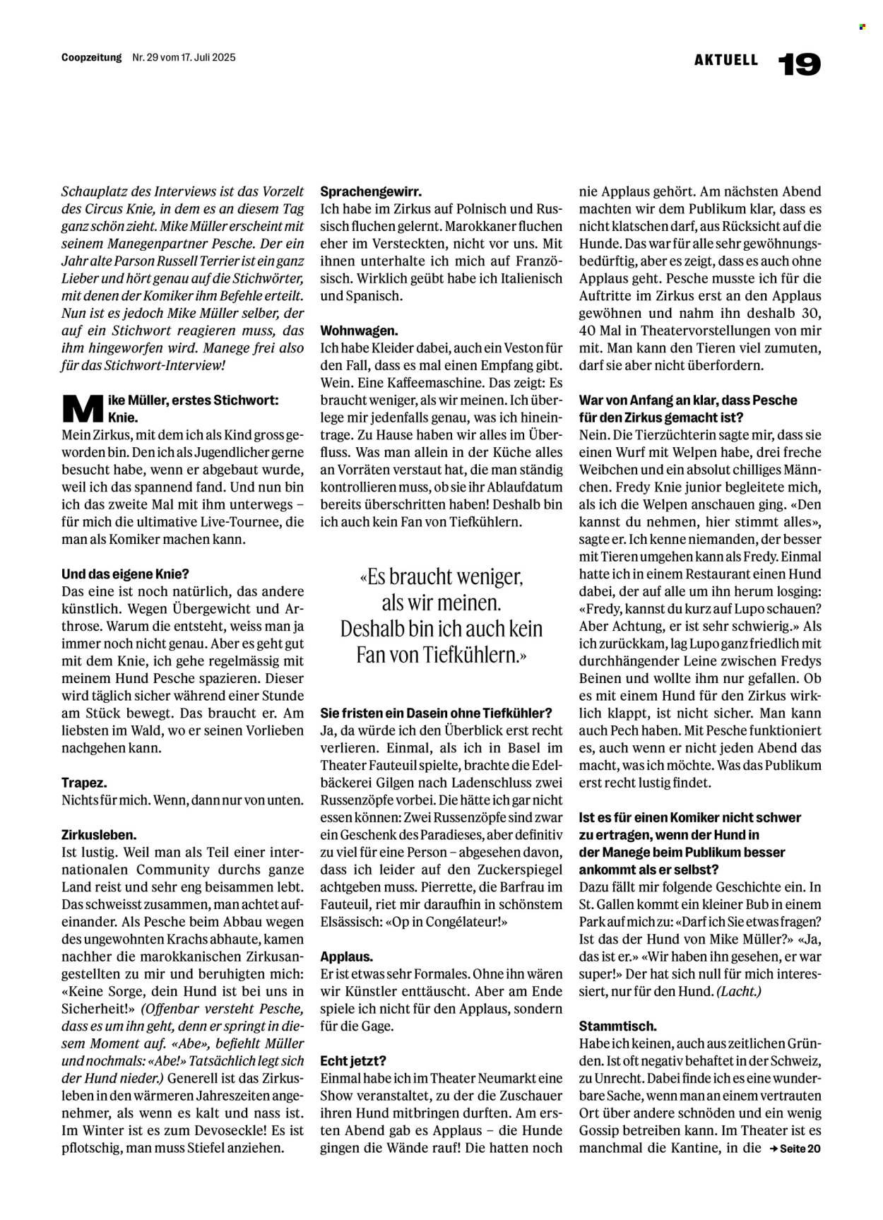 COOP Prospekt - COOPZEITUNG (2025-07-17 - 2025-07-23)