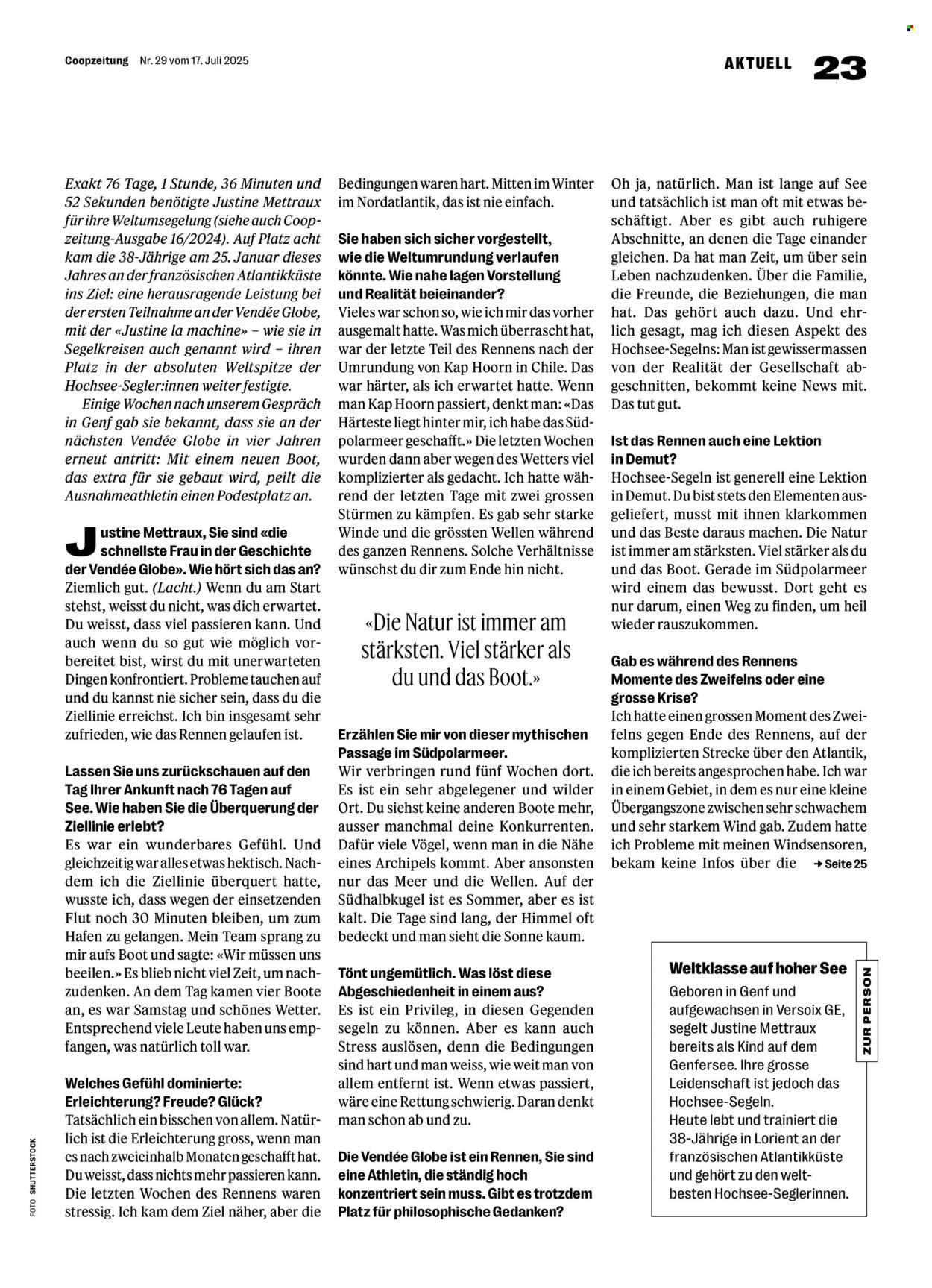 COOP Prospekt - COOPZEITUNG (2025-07-17 - 2025-07-23)