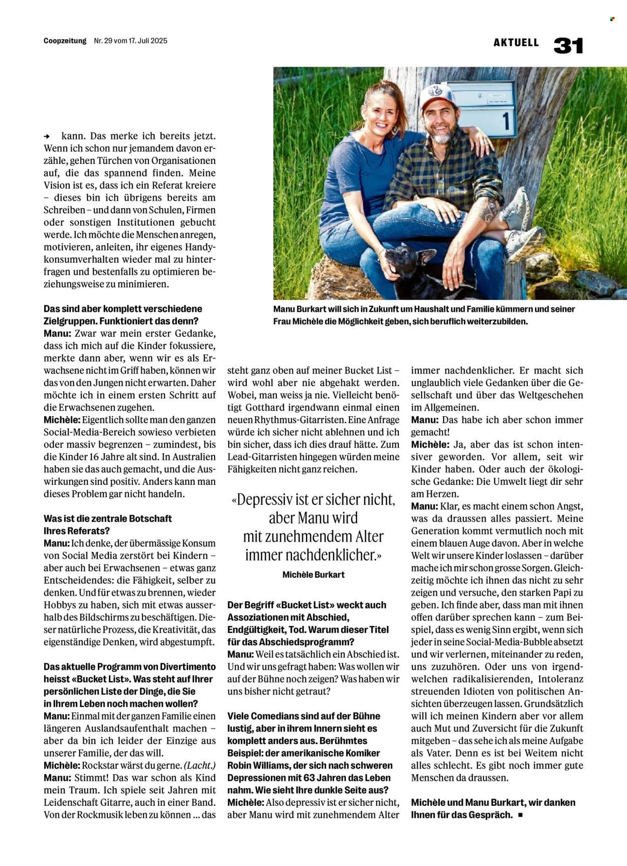 COOP Prospekt - COOPZEITUNG (2025-07-17 - 2025-07-23)
