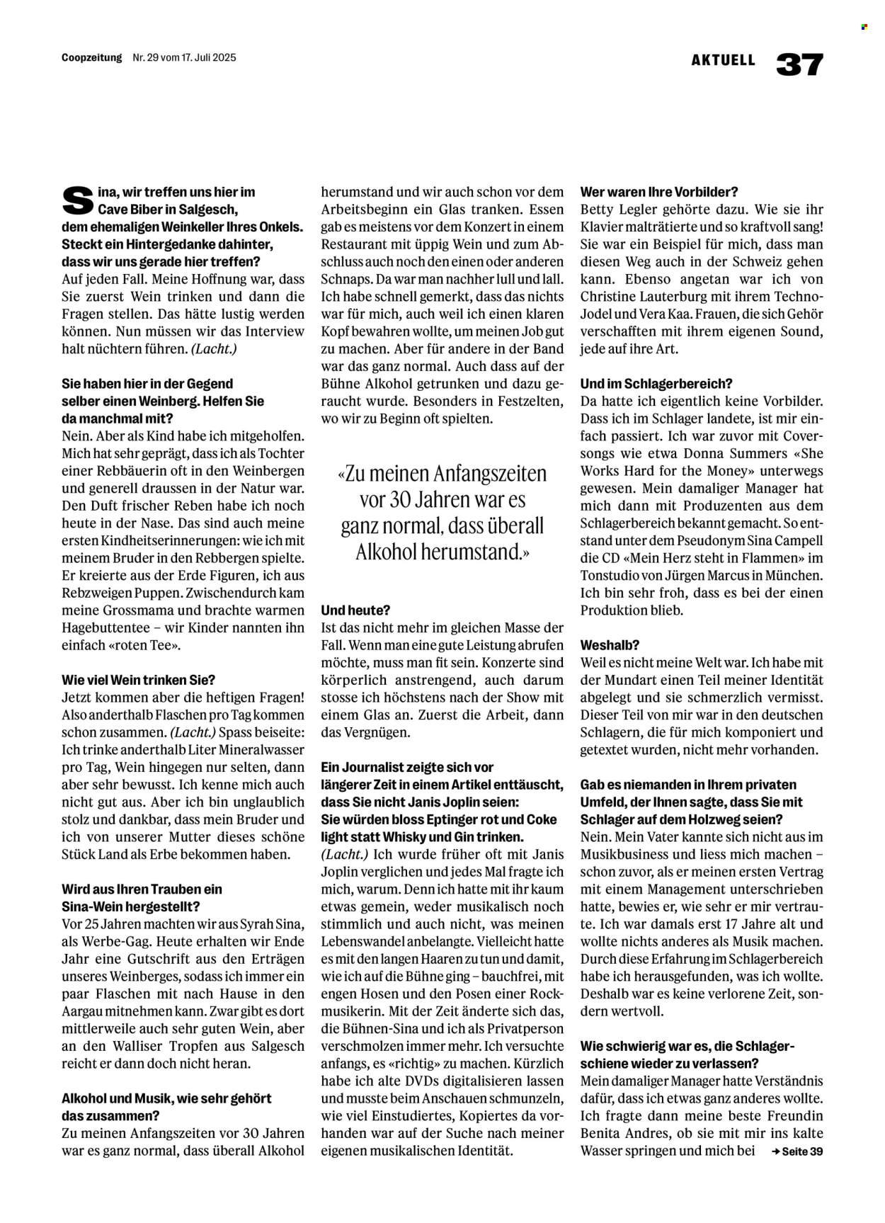 COOP Prospekt - COOPZEITUNG (2025-07-17 - 2025-07-23)