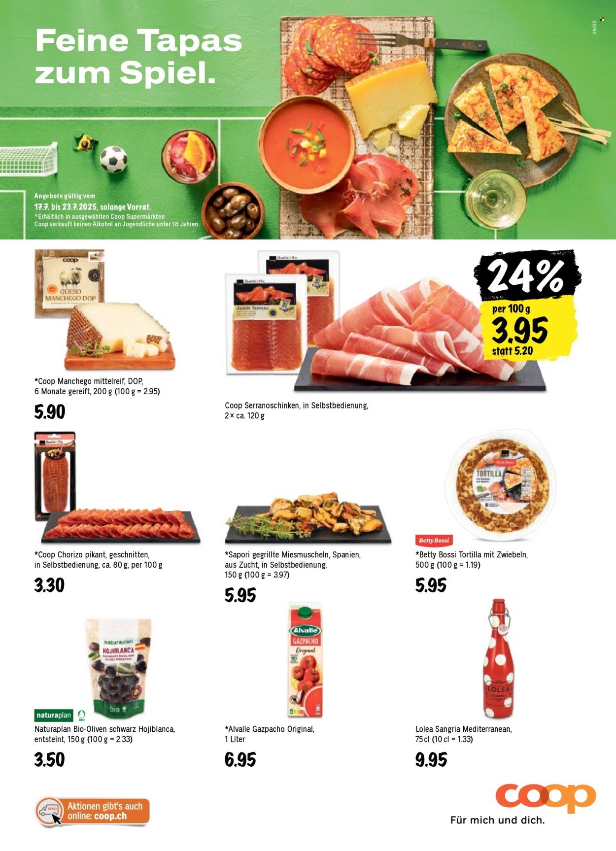 COOP Prospekt - COOPZEITUNG (2025-07-17 - 2025-07-23)