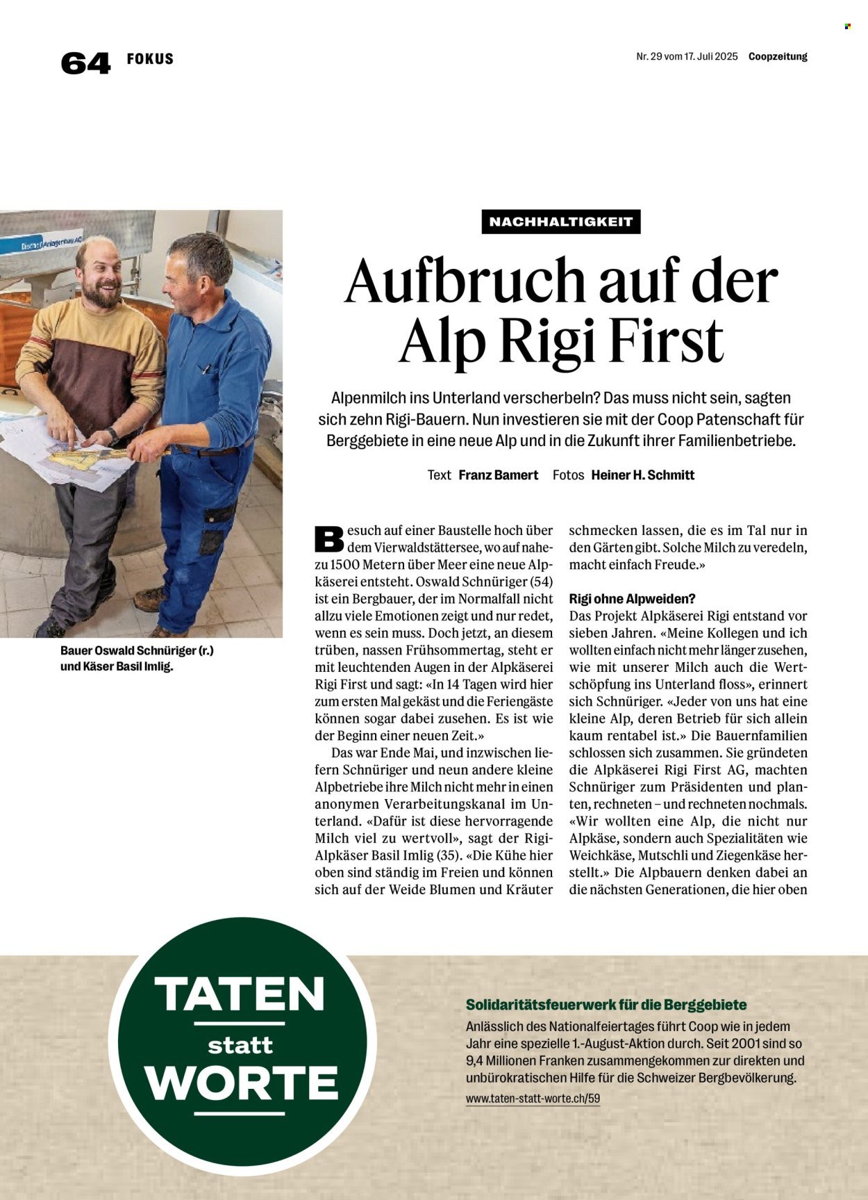 COOP Prospekt - COOPZEITUNG (2025-07-17 - 2025-07-23)
