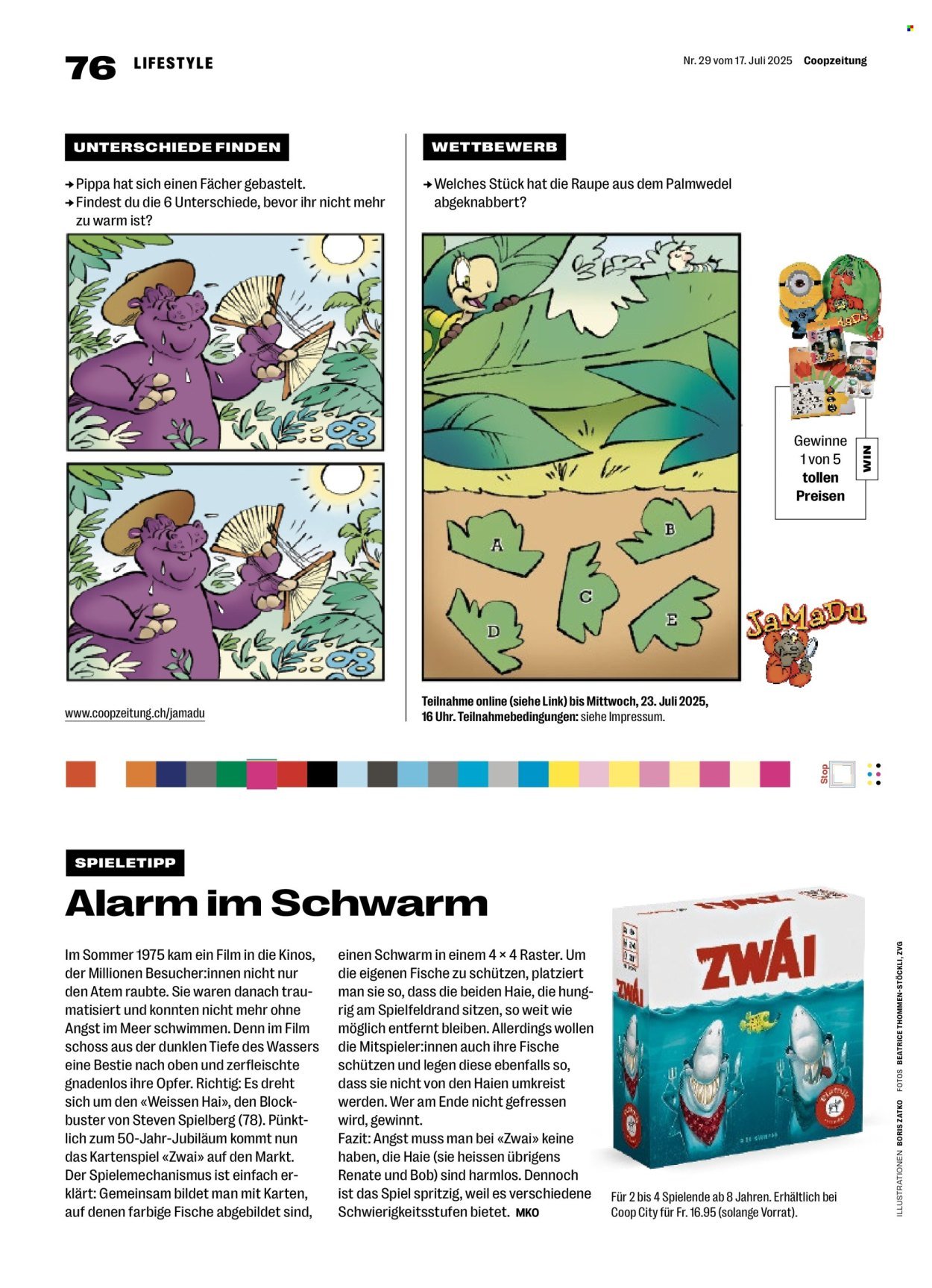 COOP Prospekt - COOPZEITUNG (2025-07-17 - 2025-07-23)