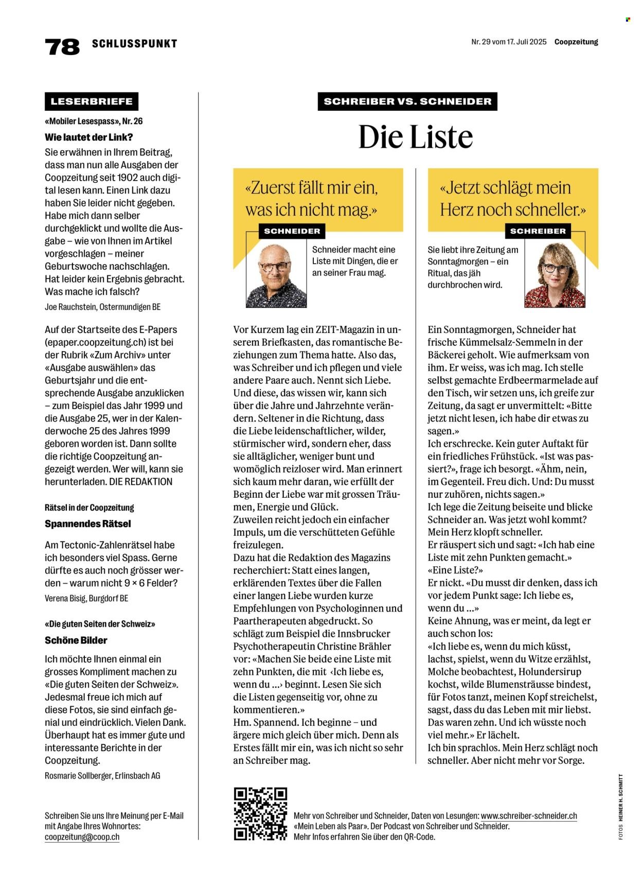 COOP Prospekt - COOPZEITUNG (2025-07-17 - 2025-07-23)
