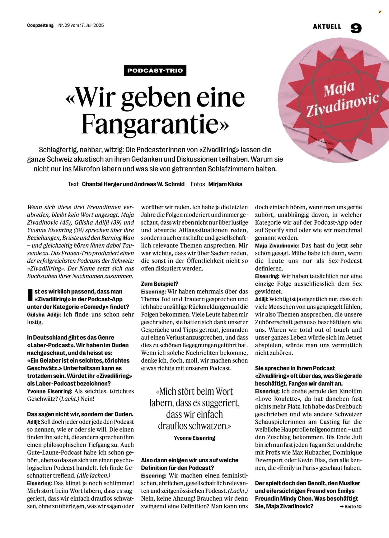 COOP Prospekt - COOPZEITUNG (2025-07-17 - 2025-07-23)