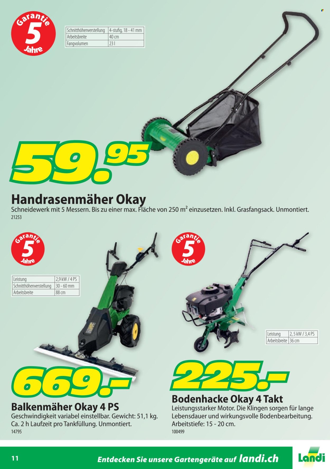 LANDI Prospekt - Gartengeraete