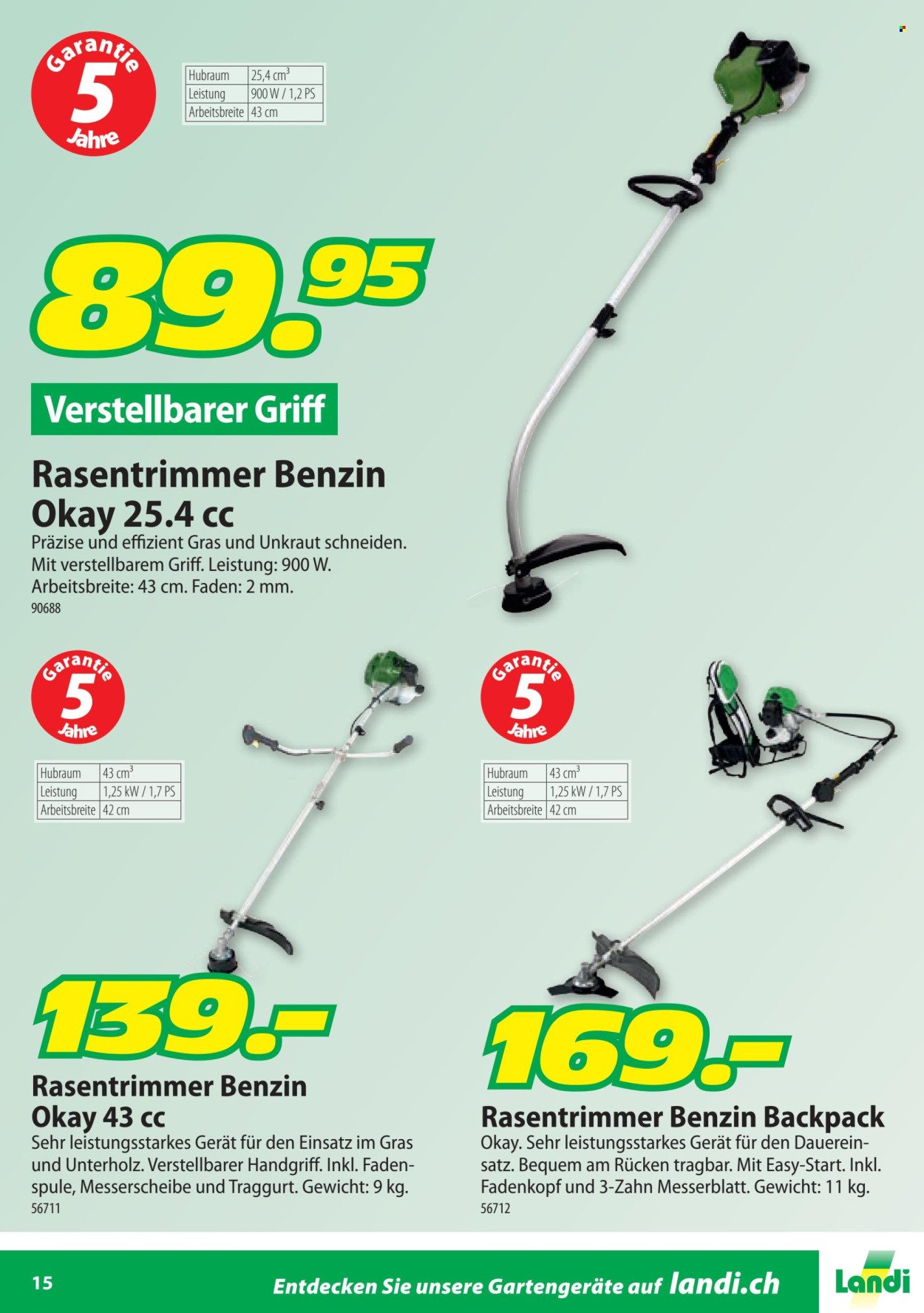 LANDI Prospekt - Gartengeraete