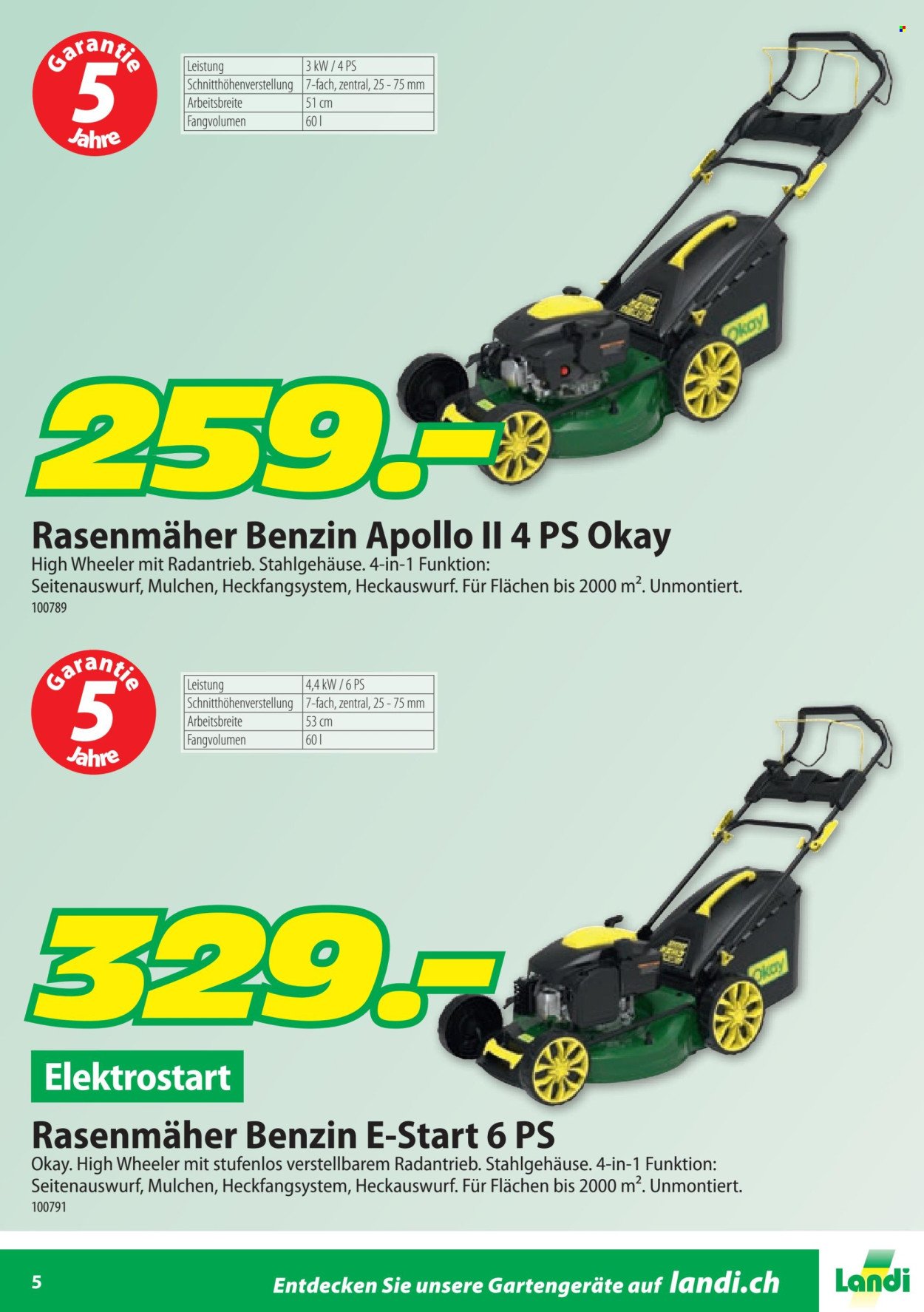 LANDI Prospekt - Gartengeraete