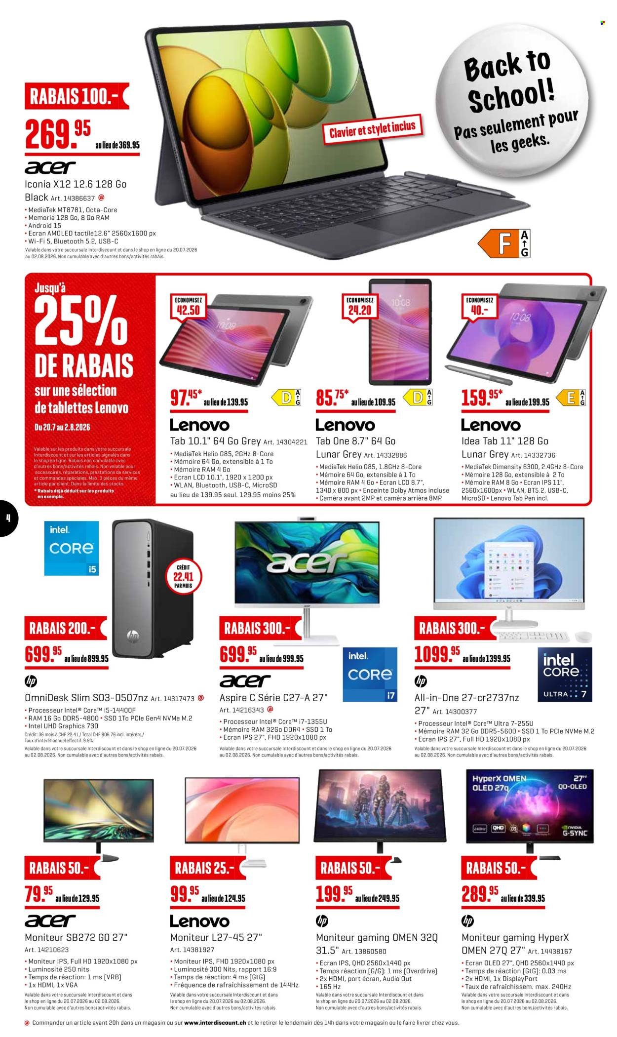 INTERDISCOUNT Prospekt - Vom 20.7.2026