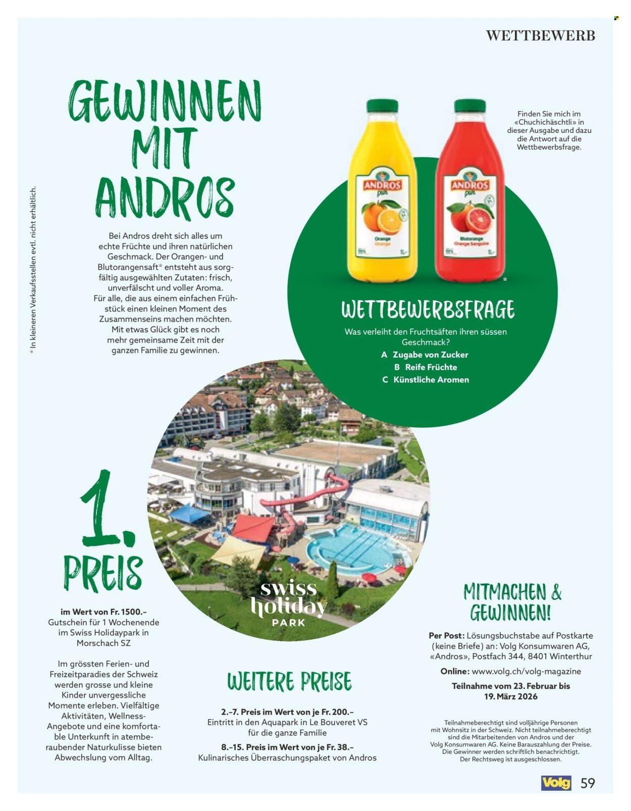 VOLG Prospekt - Vom 1.3.2026 (2026-03-01 - 2026-03-31) | 59