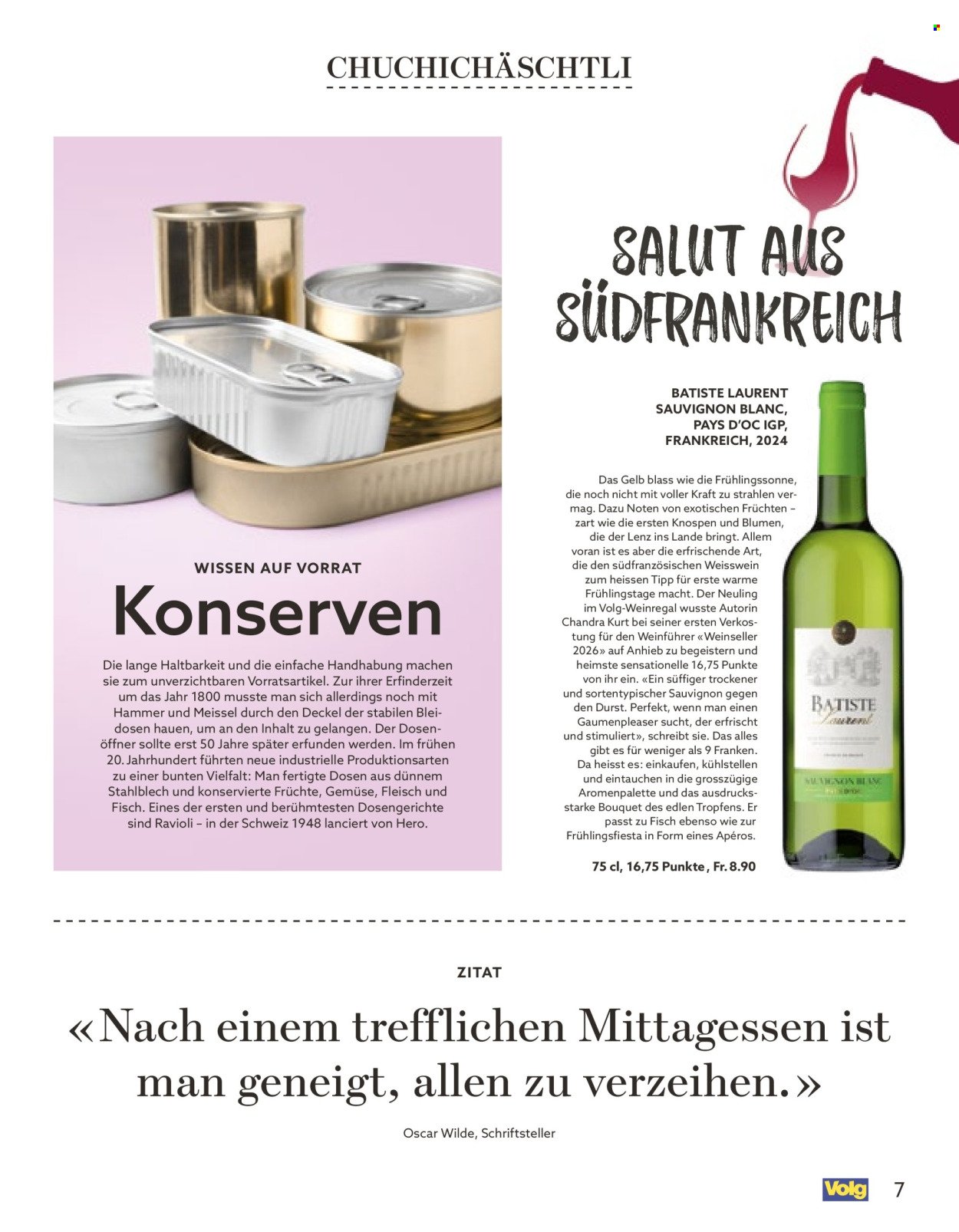 VOLG Prospekt - Vom 1.3.2026 (2026-03-01 - 2026-03-31) | 7