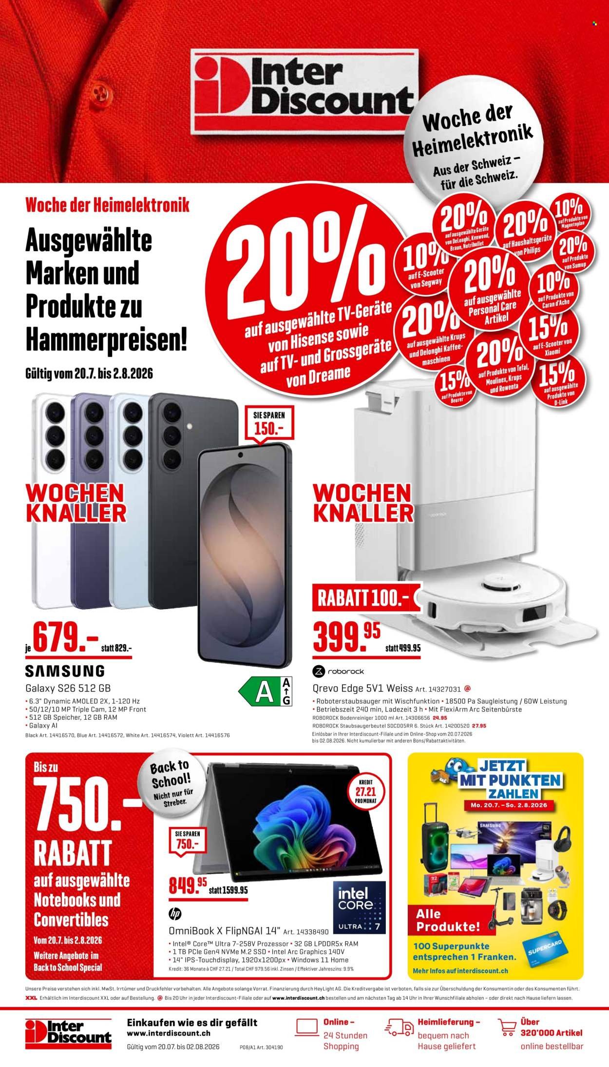 INTERDISCOUNT Prospekt - Vom 20.7.2026