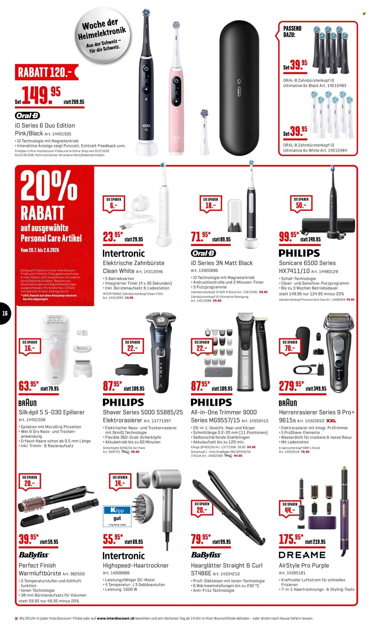 INTERDISCOUNT Prospekt - Vom 20.7.2026