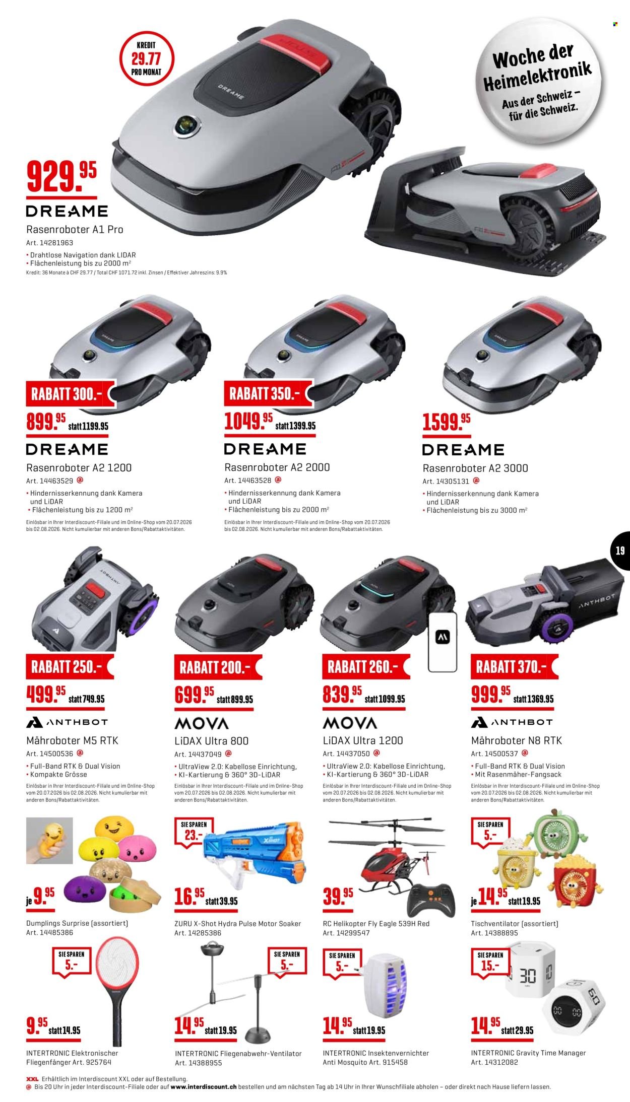 INTERDISCOUNT Prospekt - Vom 20.7.2026