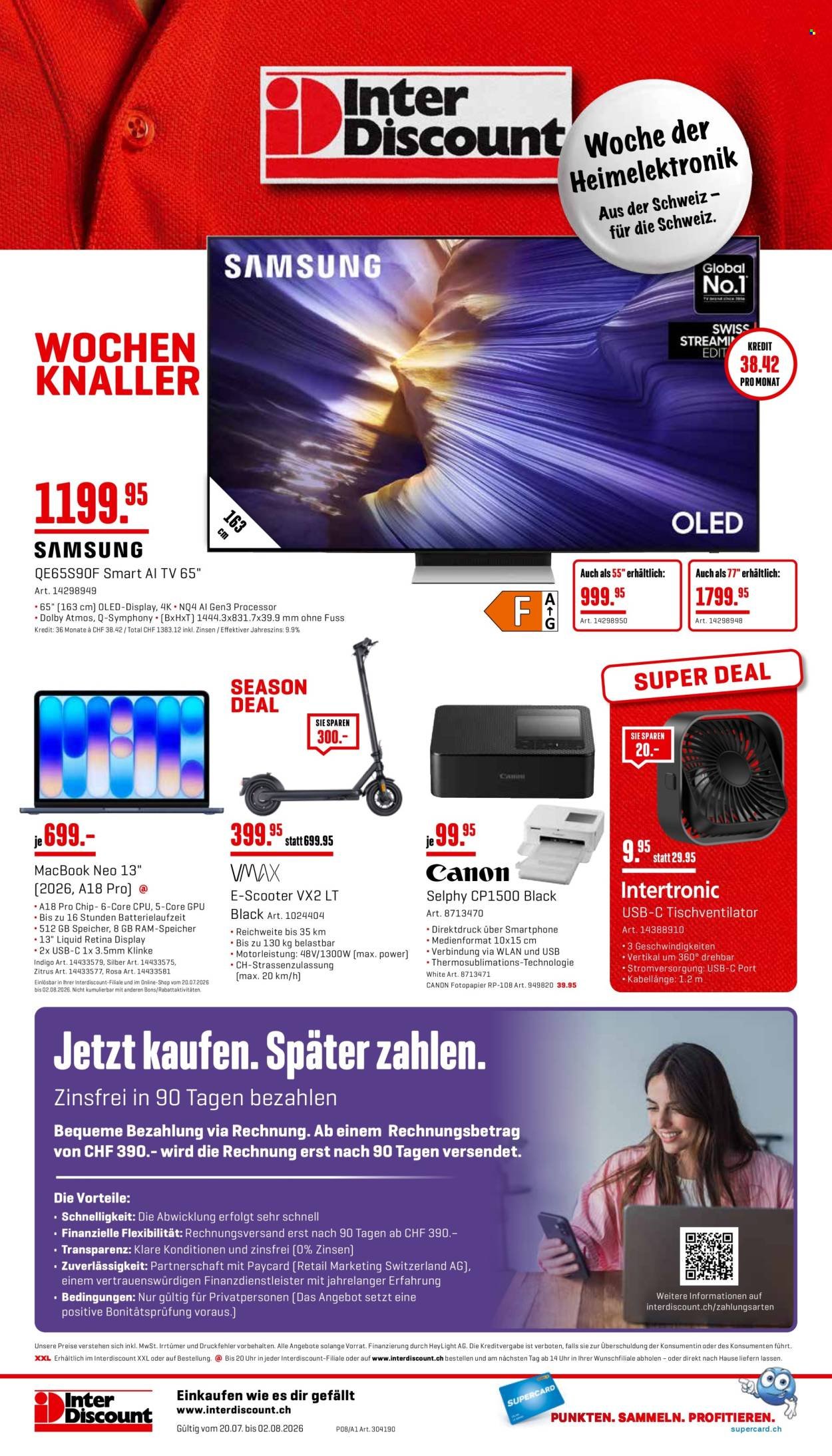 INTERDISCOUNT Prospekt - Vom 20.7.2026