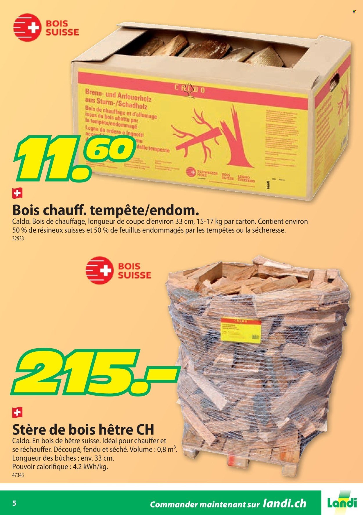 LANDI Prospekt - Chauffage