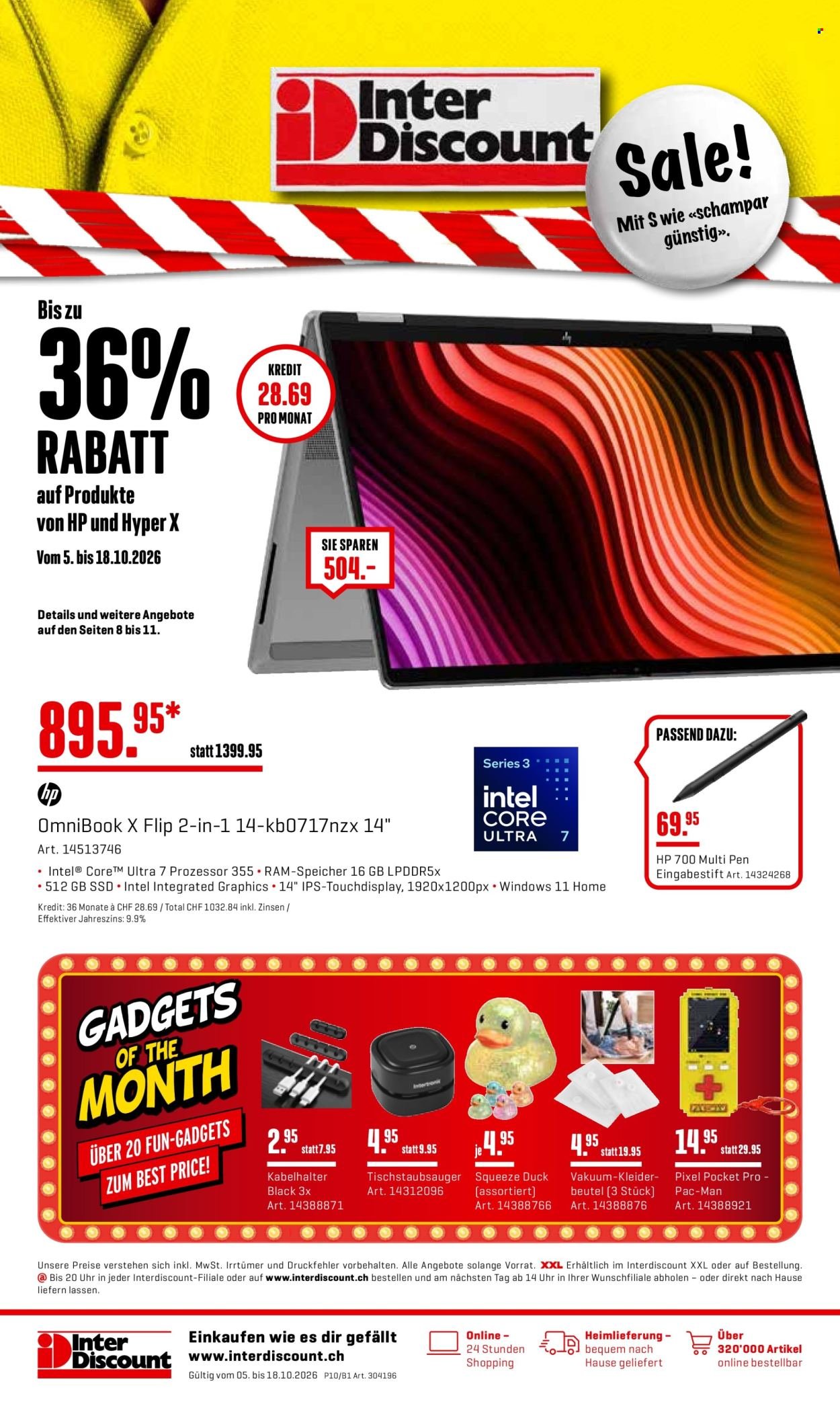 INTERDISCOUNT Prospekt - Vom 5.10.2026