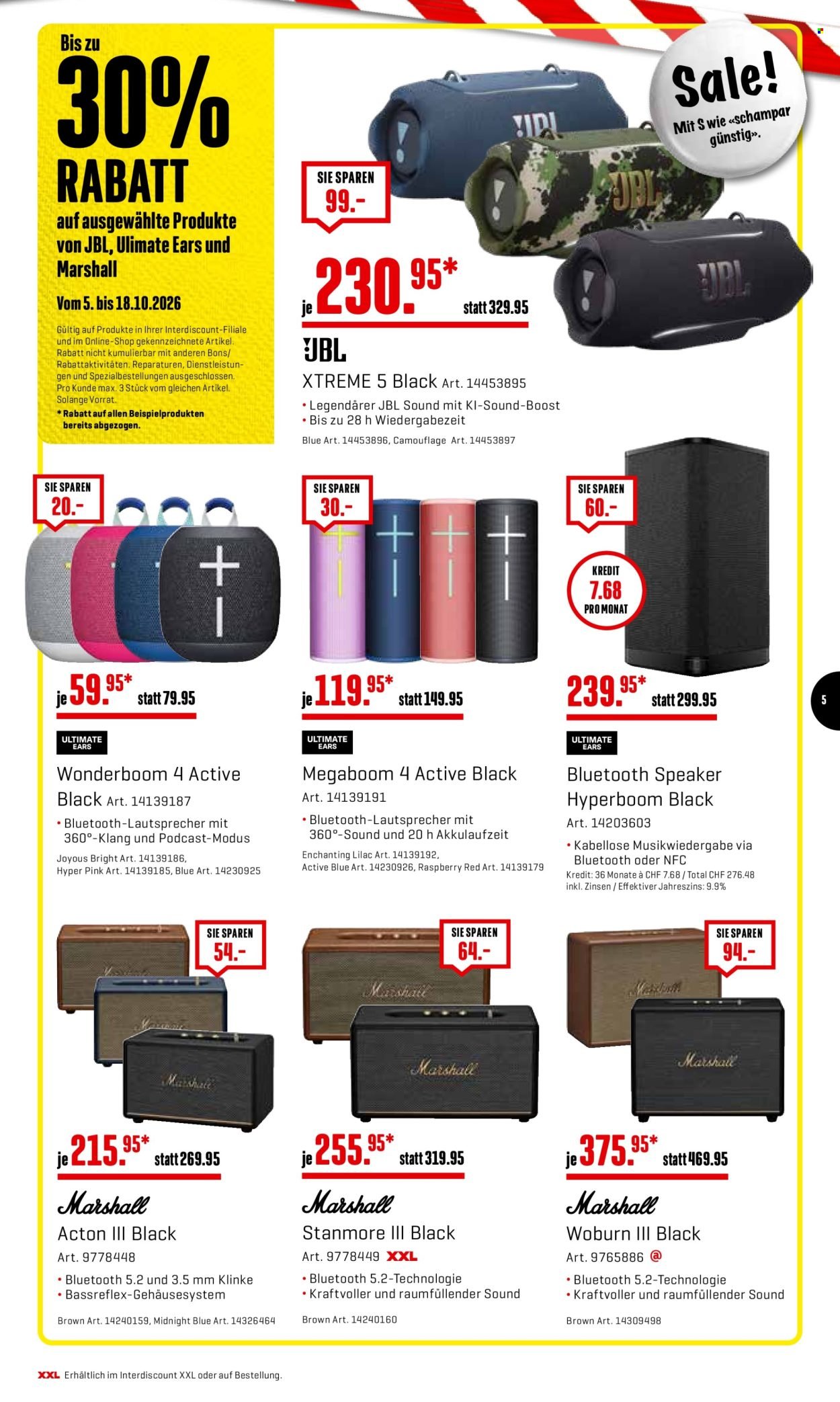 INTERDISCOUNT Prospekt - Vom 5.10.2026