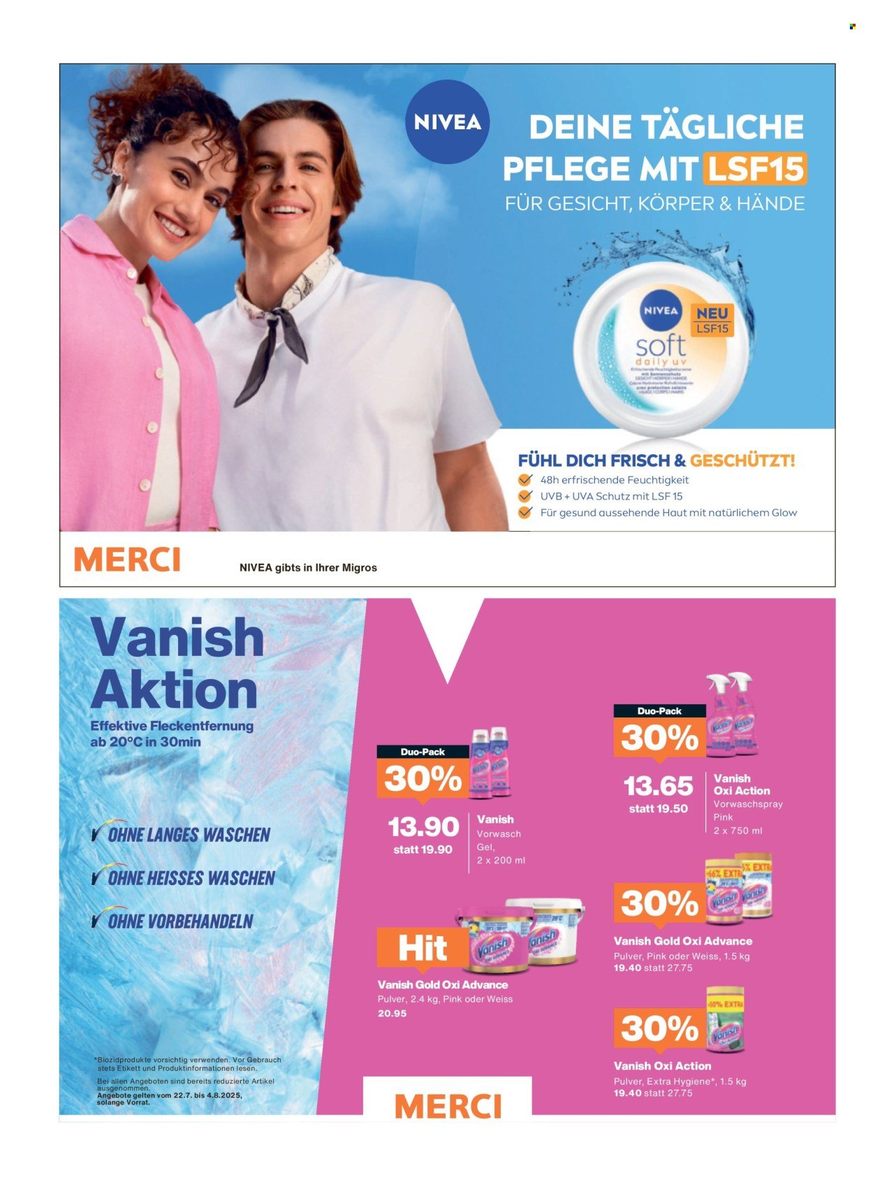 MIGROS Prospekt - Vom 22.7.2025 (2025-07-22 - 2025-07-28)