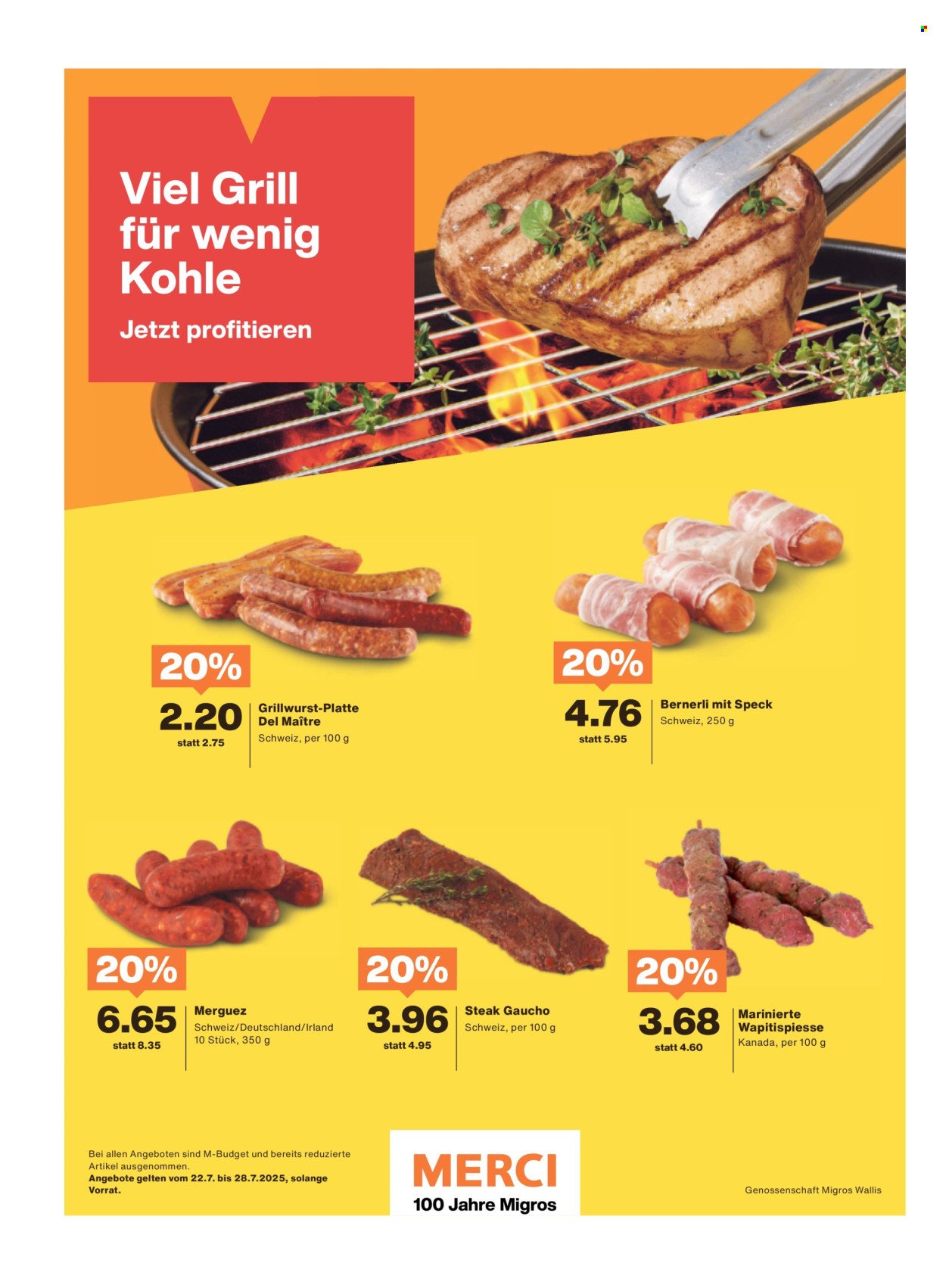 MIGROS Prospekt - Vom 22.7.2025 (2025-07-22 - 2025-07-28)