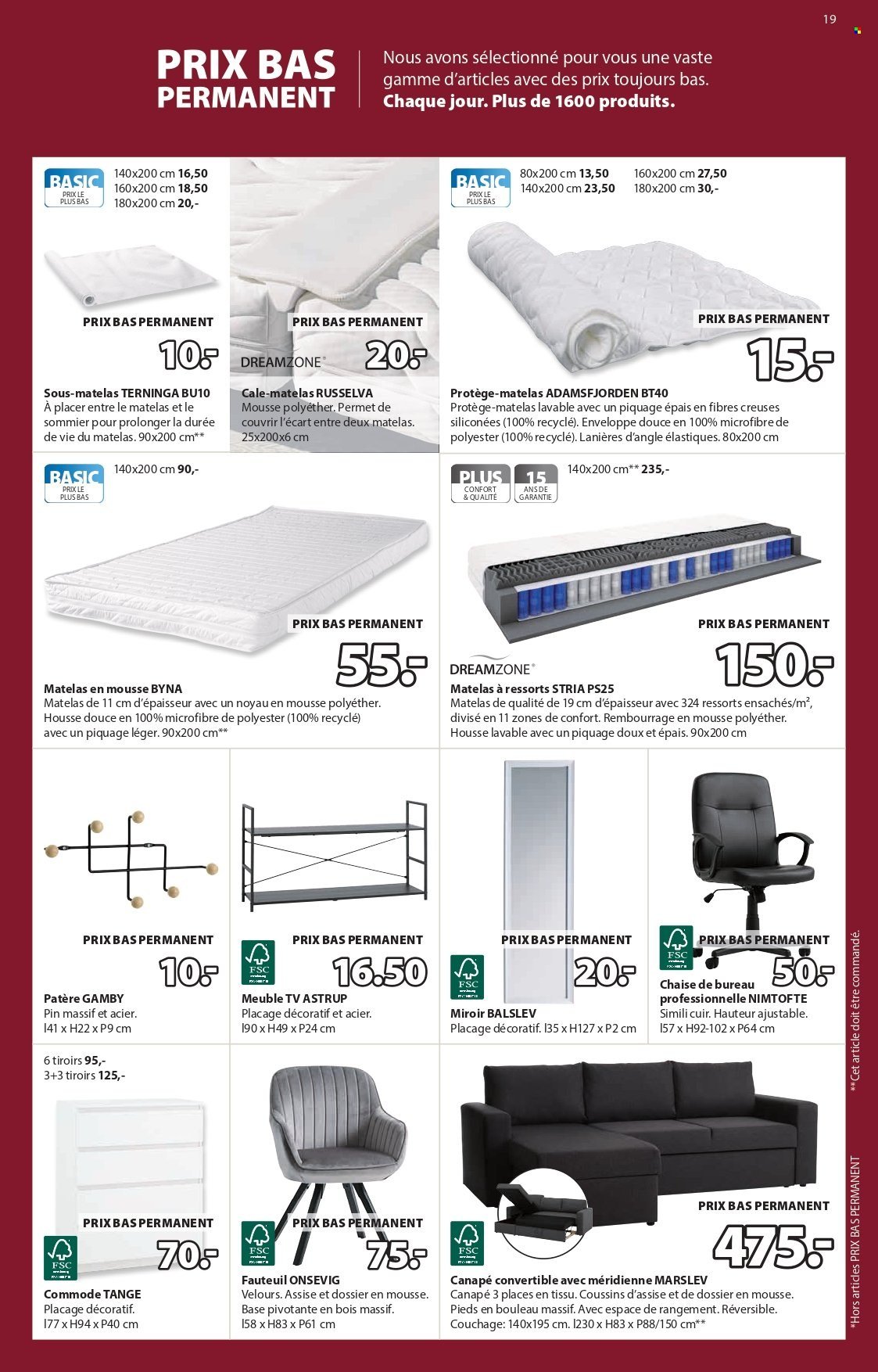 JYSK Prospekt - Offres exceptionnelles (2025-11-04 - 2025-11-17) | 19