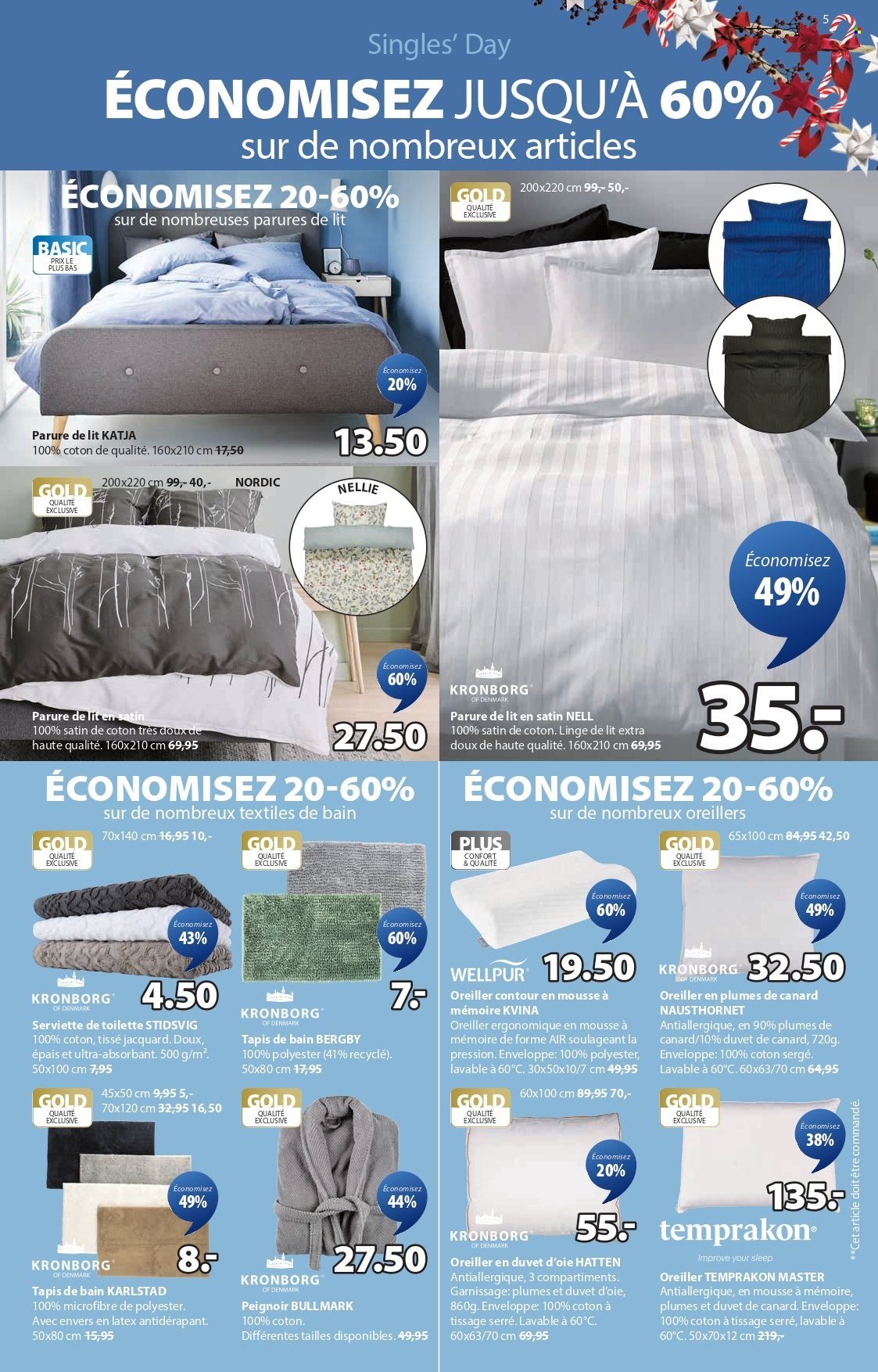 JYSK Prospekt - Offres exceptionnelles (2025-11-04 - 2025-11-17) | 5