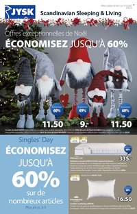 JYSK Prospekt - Offres exceptionnelles (2025-11-04 - 2025-11-17)